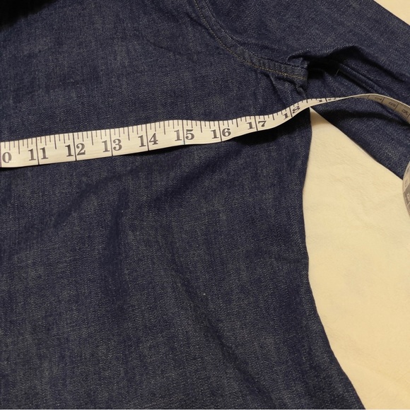 Polo Ralph Lauren Blue Denim Embroidered Logo Button Down Long Sleeve Shirt M - Picture 8 of 12